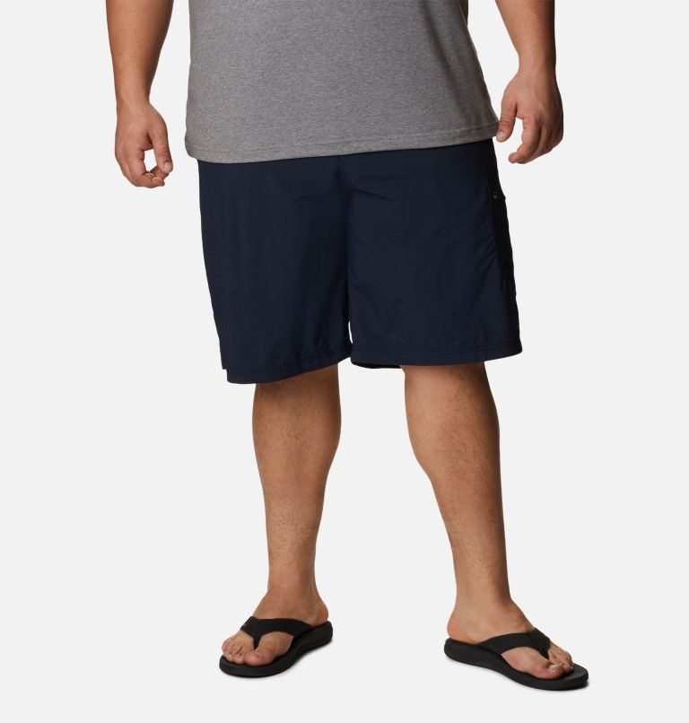 Men\'s Columbia Palmerston Peak Water Shorts Navy | Plus Size CA-R1846